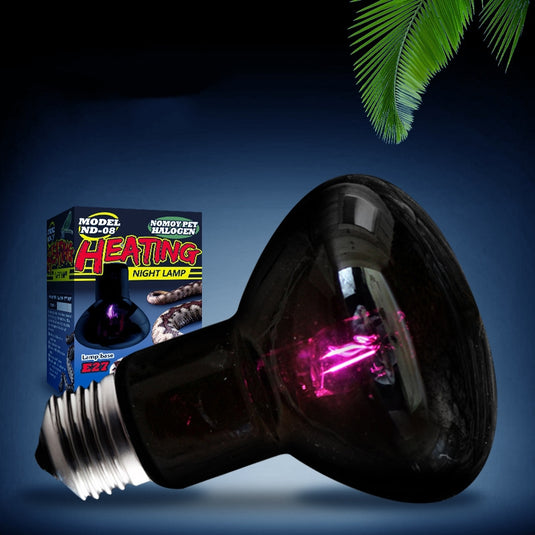 Reptile Pet Halogen Night Light Is Suitable For Tortoises, Reptiles, Lizards