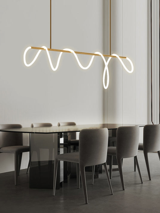 Italian Minimalist Line Pendant Lamp