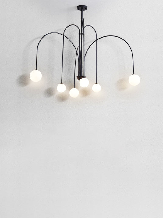 Modern Simple Magic Bean Molecule Chandelier