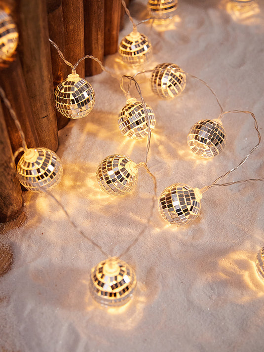 Mirror Ball Light String