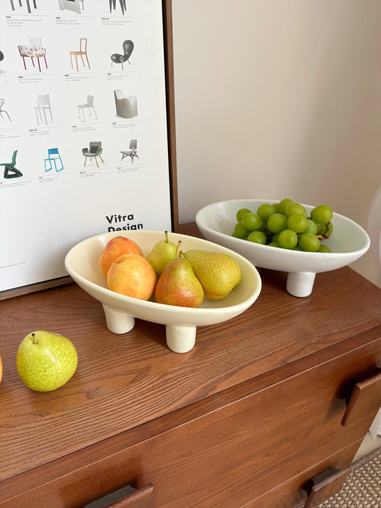 Simple Cream Style Fruit Plate