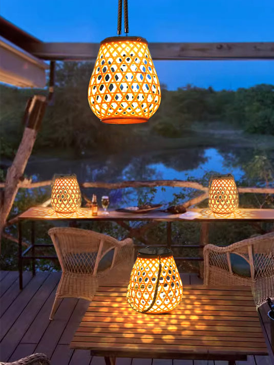 Outdoor Solar Garden Light That Can Be Hung And Portable