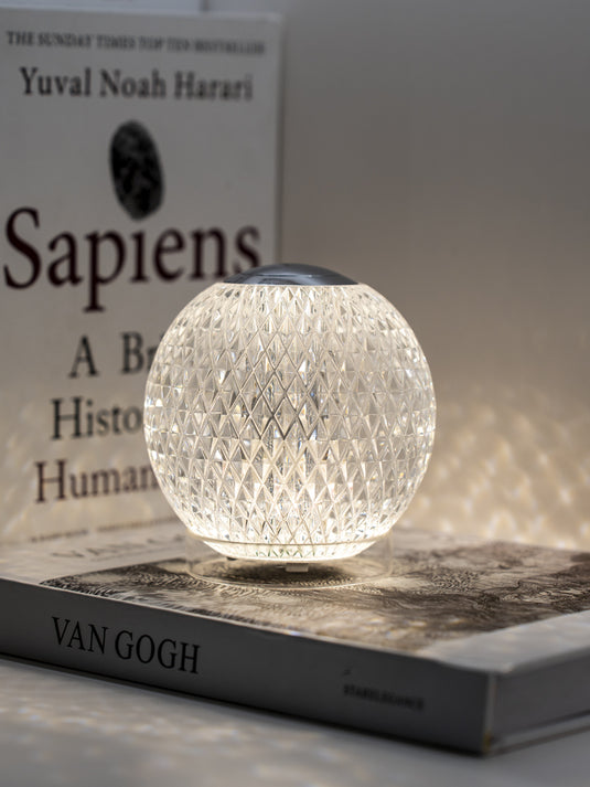 Modern Simple Stylish Crystal Glass Table Lamp