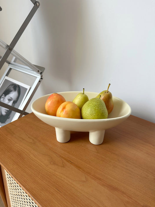 Simple Cream Style Fruit Plate