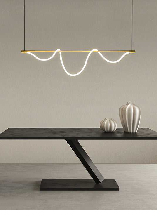 Italian Minimalist Line Pendant Lamp