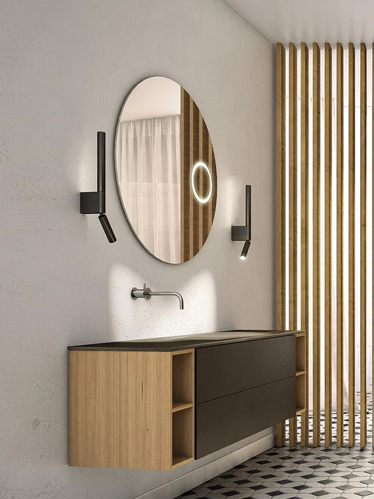 Nordic Minimalist Bedside Rotating Wall Lamp