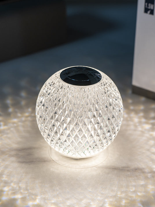 Modern Simple Stylish Crystal Glass Table Lamp