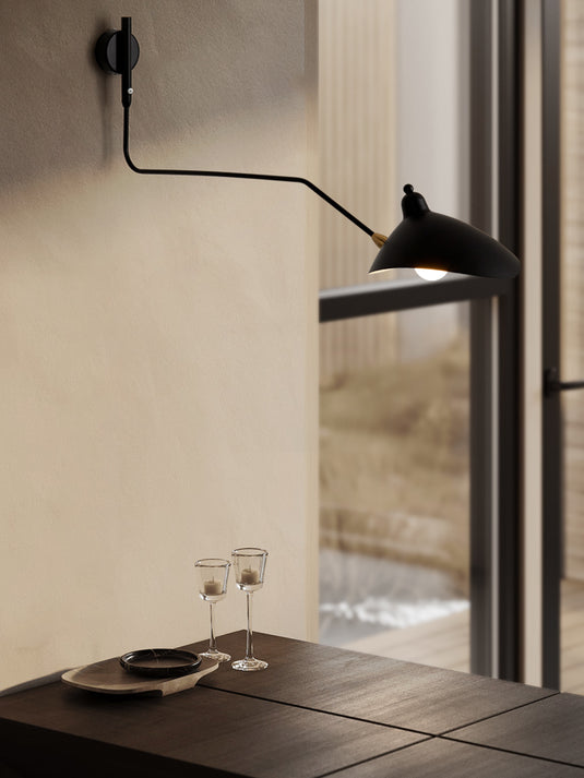 Italian Minimalist Long Pole Wall Lamp