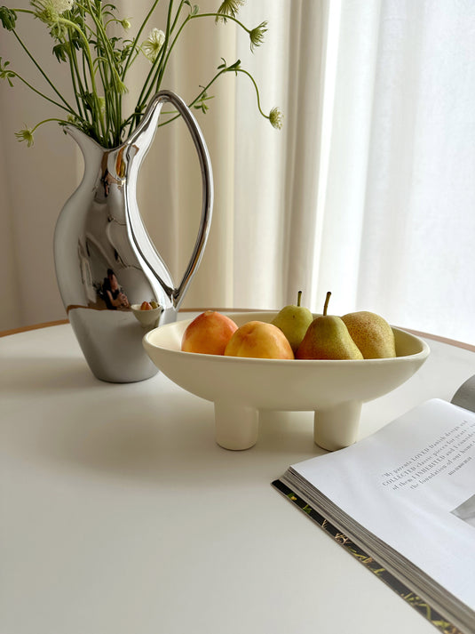 Simple Cream Style Fruit Plate