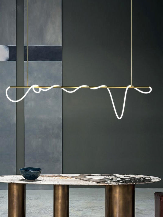 Italian Minimalist Line Pendant Lamp