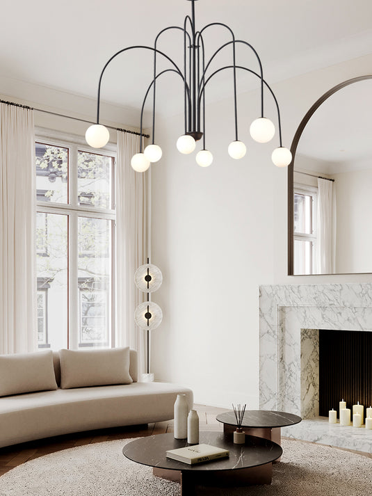 Modern Simple Magic Bean Molecule Chandelier