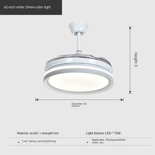 Invisible Fan Ceiling Lamp