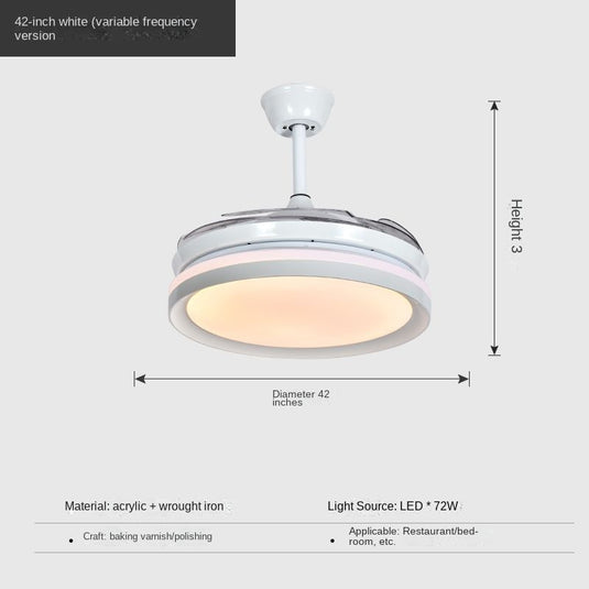 Invisible Fan Ceiling Lamp