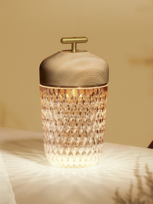 Pine Cone Light Luxury Crystal Atmosphere Lamp