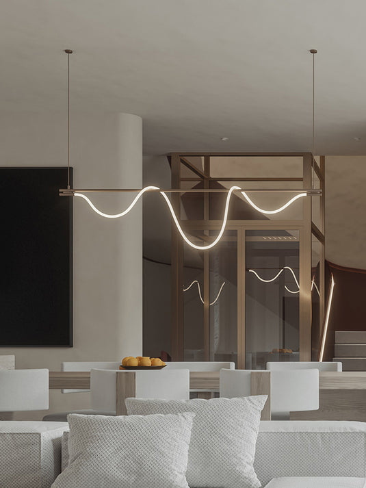 Italian Minimalist Line Pendant Lamp