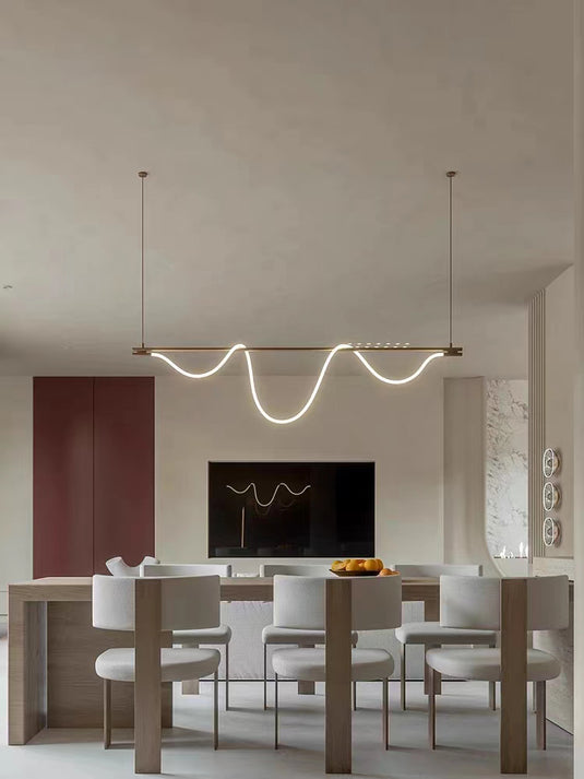 Italian Minimalist Line Pendant Lamp