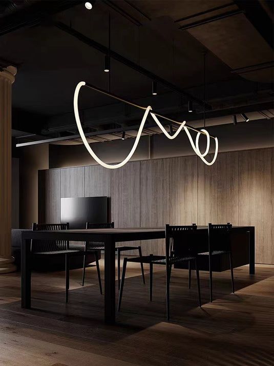 Italian Minimalist Line Pendant Lamp