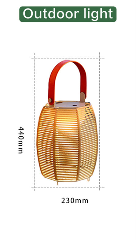 Solar Hand-woven Garden Light