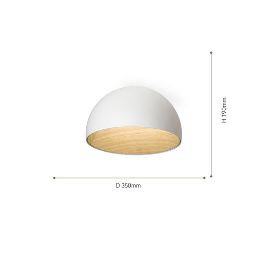 Simple Wood Grain Ceiling Lamp