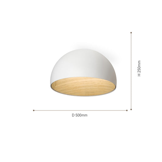 Simple Wood Grain Ceiling Lamp